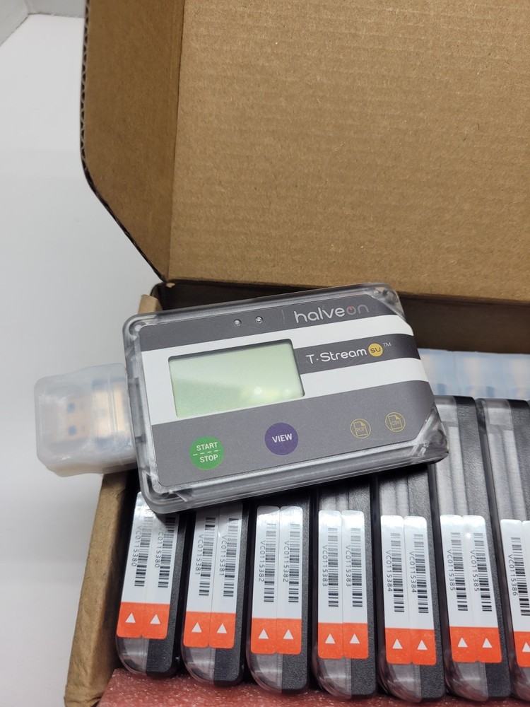 Halveon T Stream SU Temperature Data Logger Cargo Single Use USB QTY 15