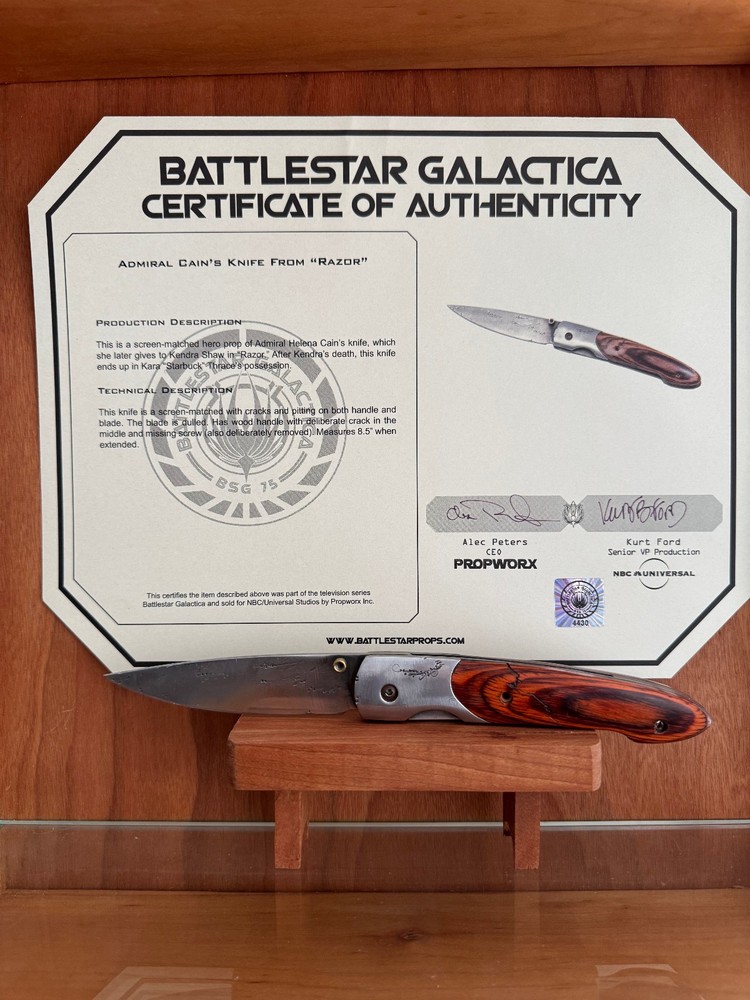 Battlestar Galactica Razor prop