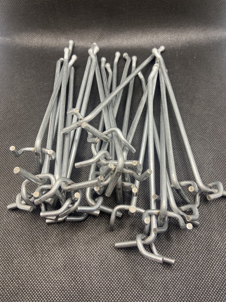 (20 Count) Peg Hook Ball End 6” Retail Shelving Hooks