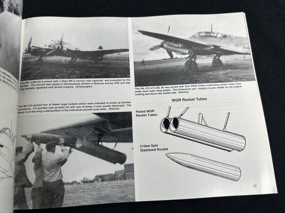 Messerschmitt Me 210/410 In Action Book