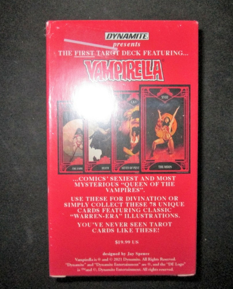 VAMPIRELLA Tarot Cards Deck Designed by Jay Spence NEW SEALED