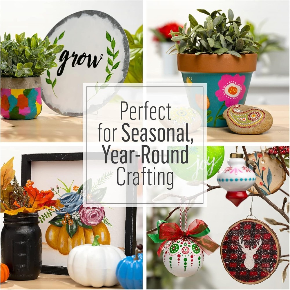 2 oz Multi-Surface Metallic Malachite Paint - Perfect for All Creative Projects