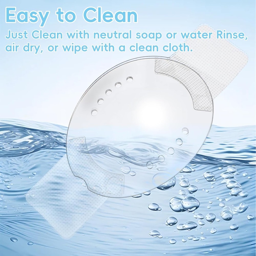 6 Pcs Eye Shield After Cataract Surgery Plastic Clear Eyes Patch Self-Adhesive