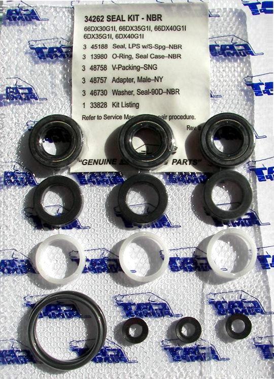 34262 SEAL KIT FOR CAT PUMP 66DX 6DX PRESSURE WASHER CAT PUMPS OEM KIT
