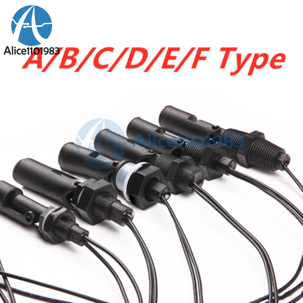 A/B/C/D/E Type Water Level Sensor Horizontal Liquid PP Float Switch For Pool