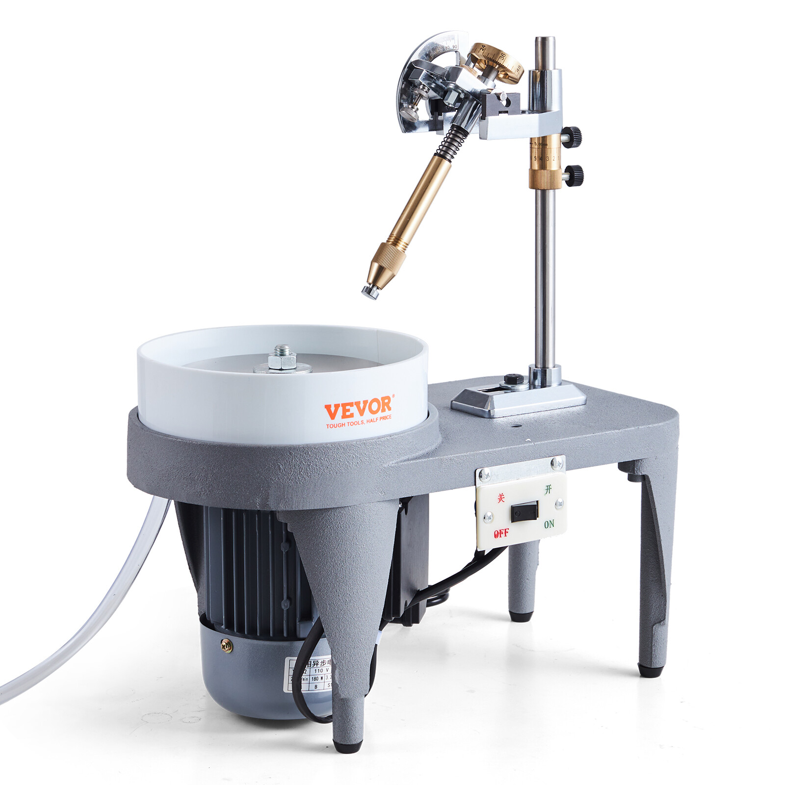 VEVOR Gem Faceting Machine 2800RPM Gemstone Grinding Jewelry Cutting Polisher