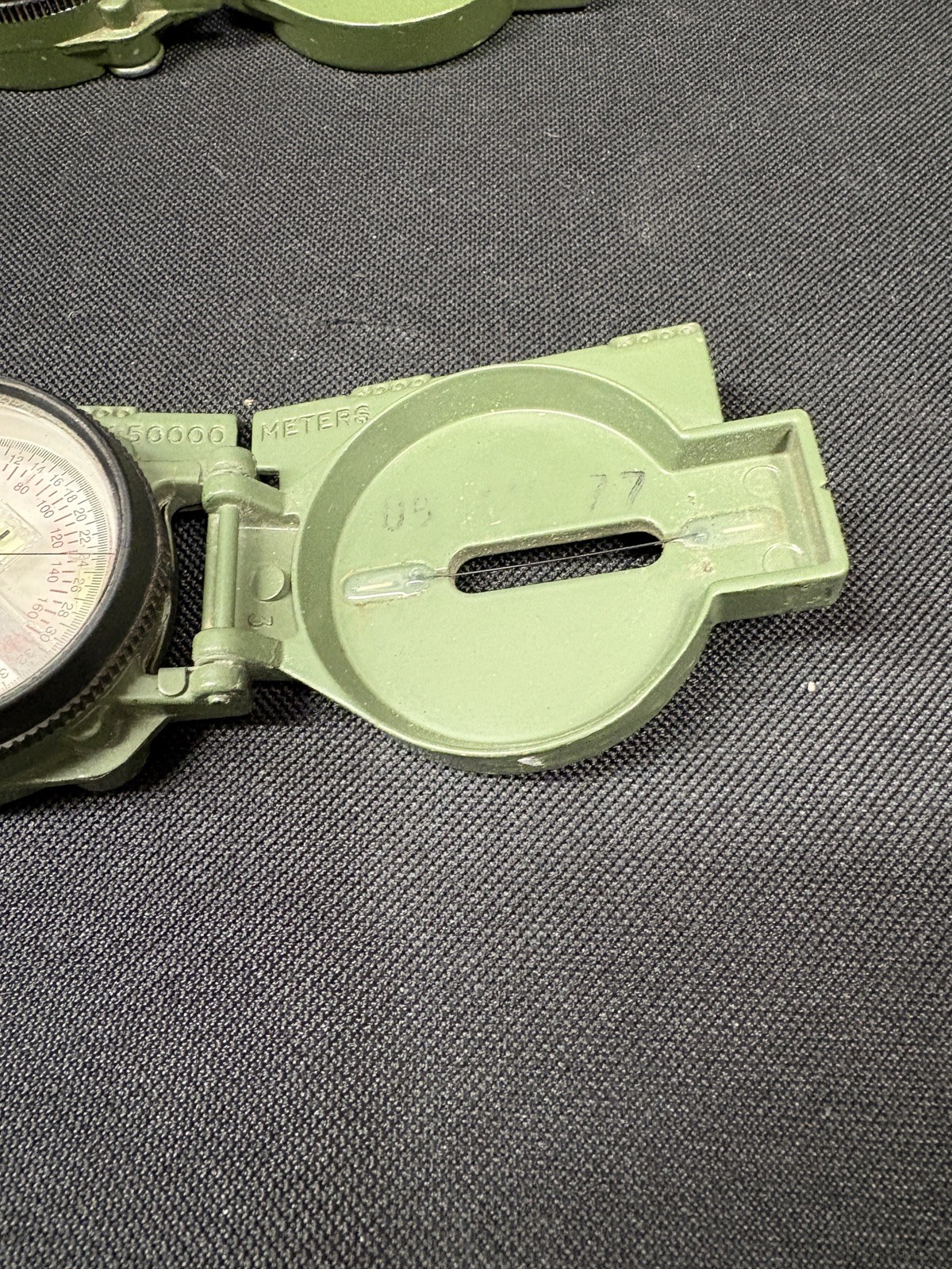 Used USGI Cammenga Model 3H Tritium Lensatic Compass NSN: 6605-01-196-6971