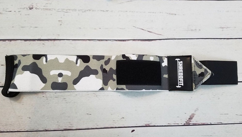 New Shreddfit Camo Weightlifting Cross Training Wrist Wraps