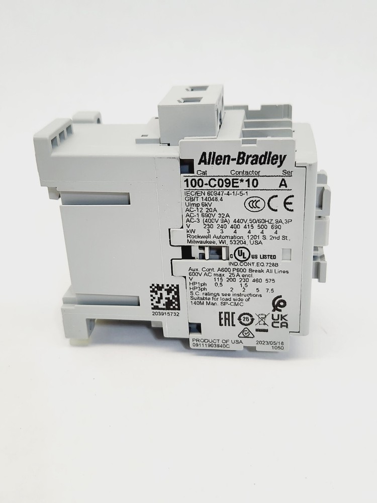 ALLEN BRADLEY. CONTACTOR 100-C09EJ10 24VDC