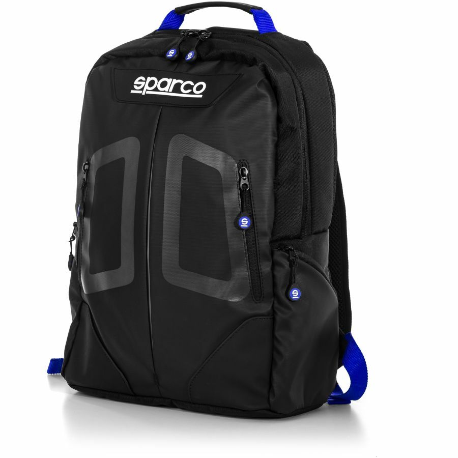 Sparco Stage 16L Rucksack Backpack Black/Blue
