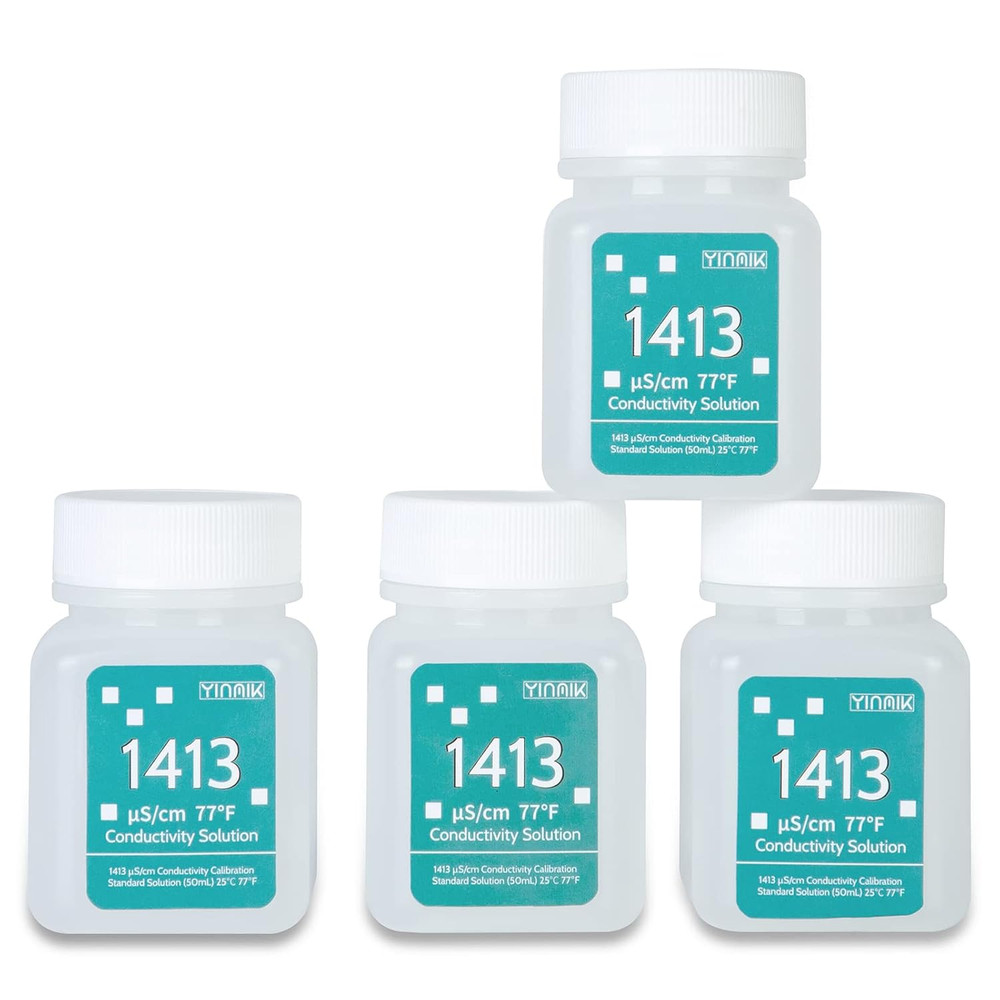 1413 Μs/Cm Calibration Solution, Conductivity Salt Standard Buffer Solution for