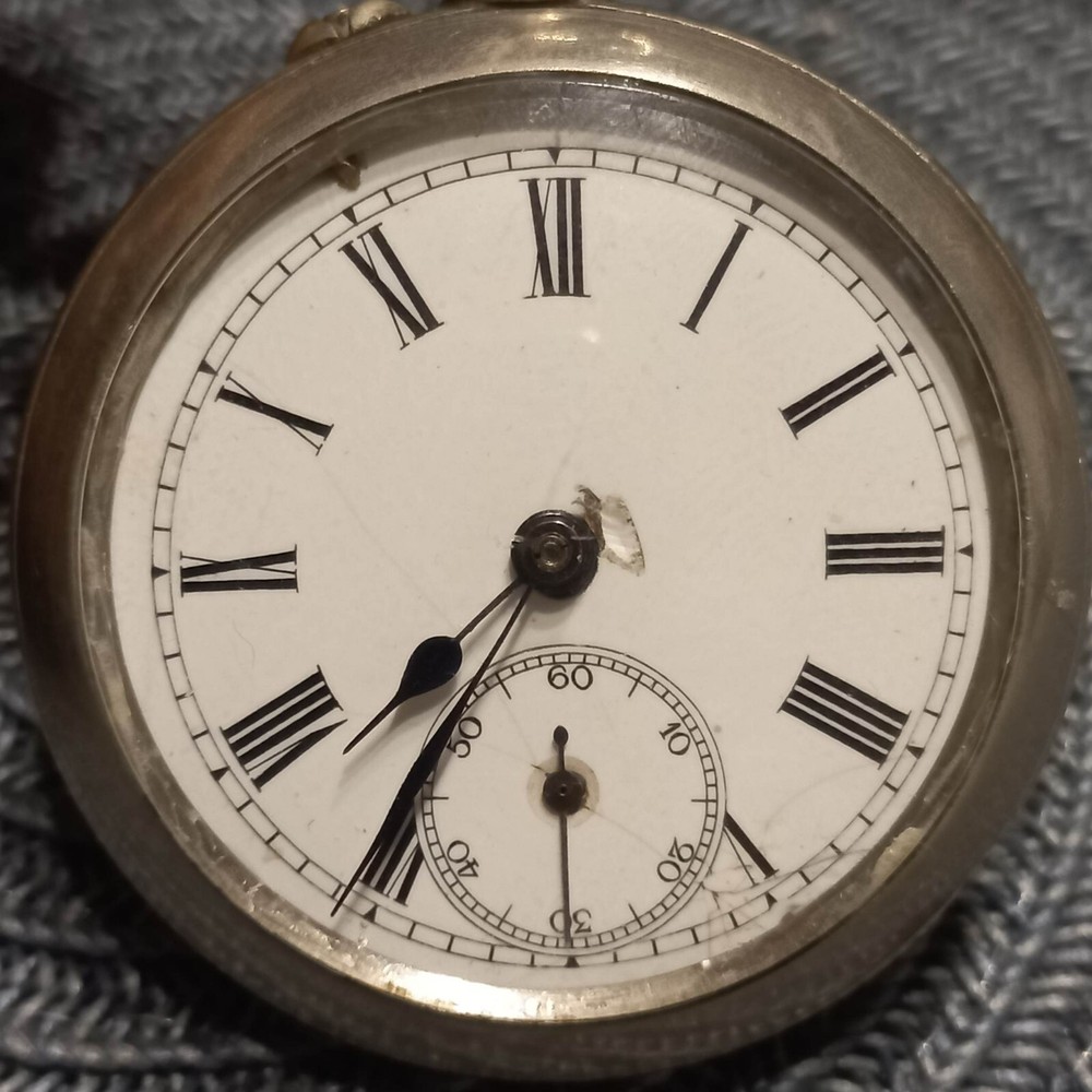 Antique Pocket Watch 'Moeri's Patent' Working