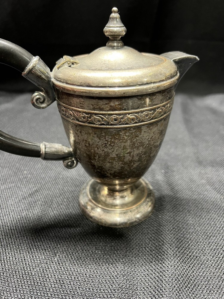 Viking Plate Canada EP Copper Lead Mounted Teapot