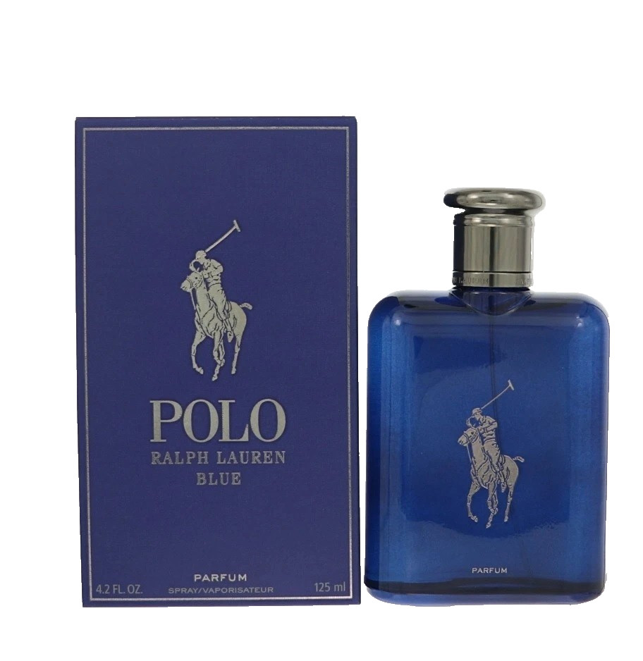 Polo Blue by Ralph Lauren 4.2 Oz PARFUM Men's Spray New & Sealed
