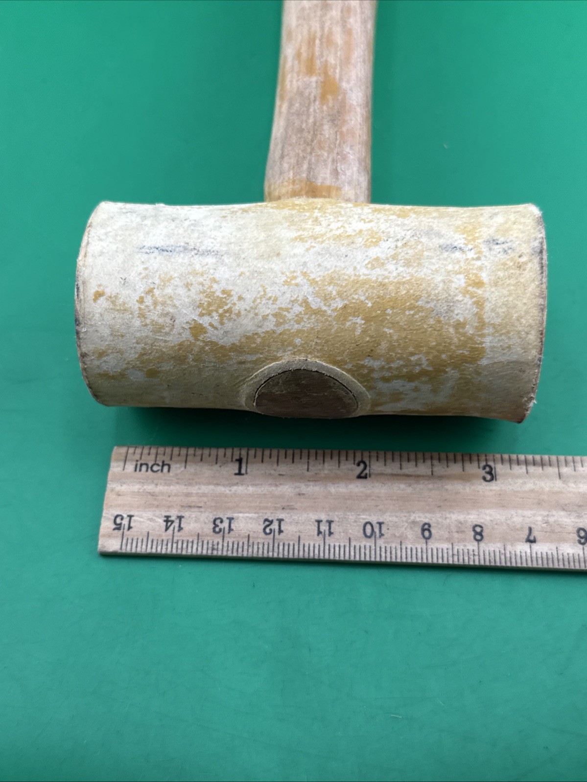 Rawhide Mallet 8.2 oz Total Weight 1-3/4”x3" 11-1/4” Long Medium size See Photos