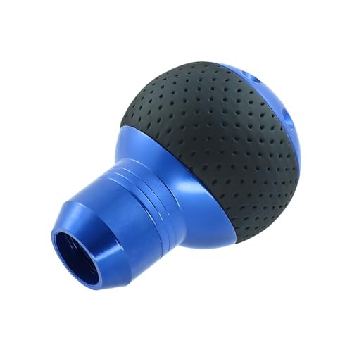5 Speed Manual Shift Knob Leather Round Ball Gear Shifter Knobs Stick Blue