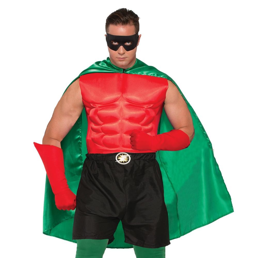 Hero Cape (Green) - Adult Size - Rubies