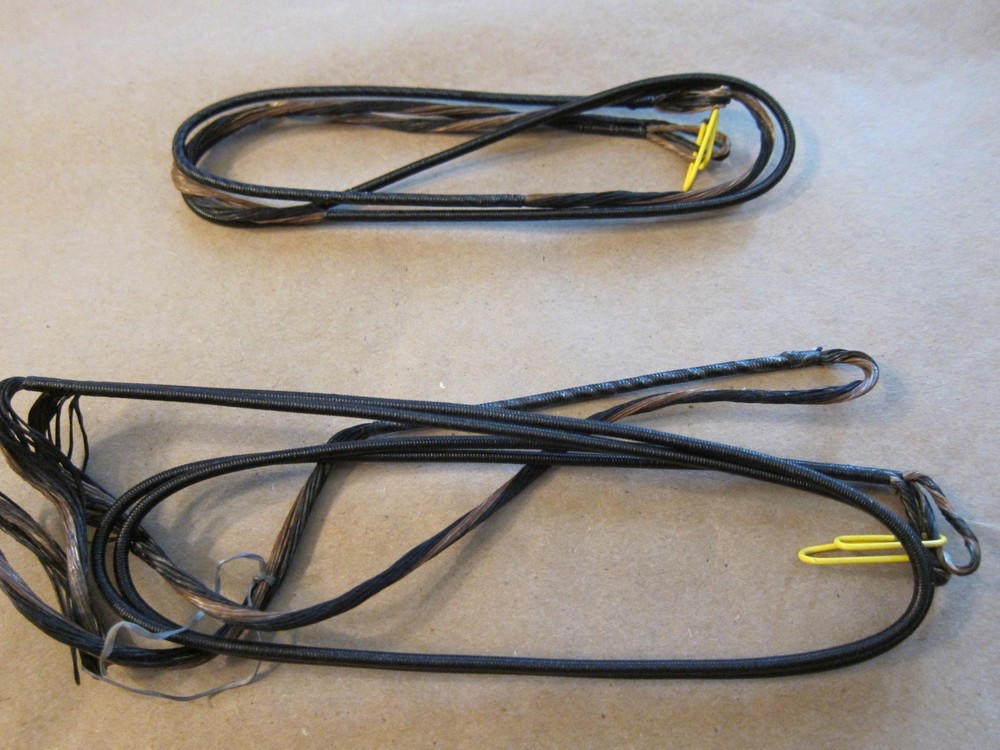 New Bowtech Destroyer 350 61 9/16" String Bowstring & Cable 35 5/8" Zebra Trophy