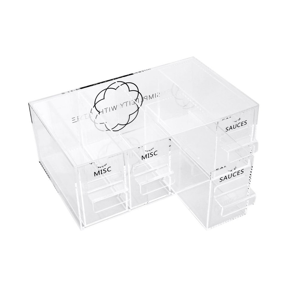 Simple Condiment Organizer Labeled