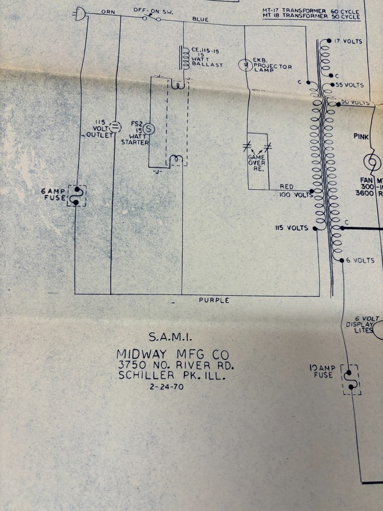 ORIGINAL-MIDWAY-S.A.M.I.-SCHEMATICS