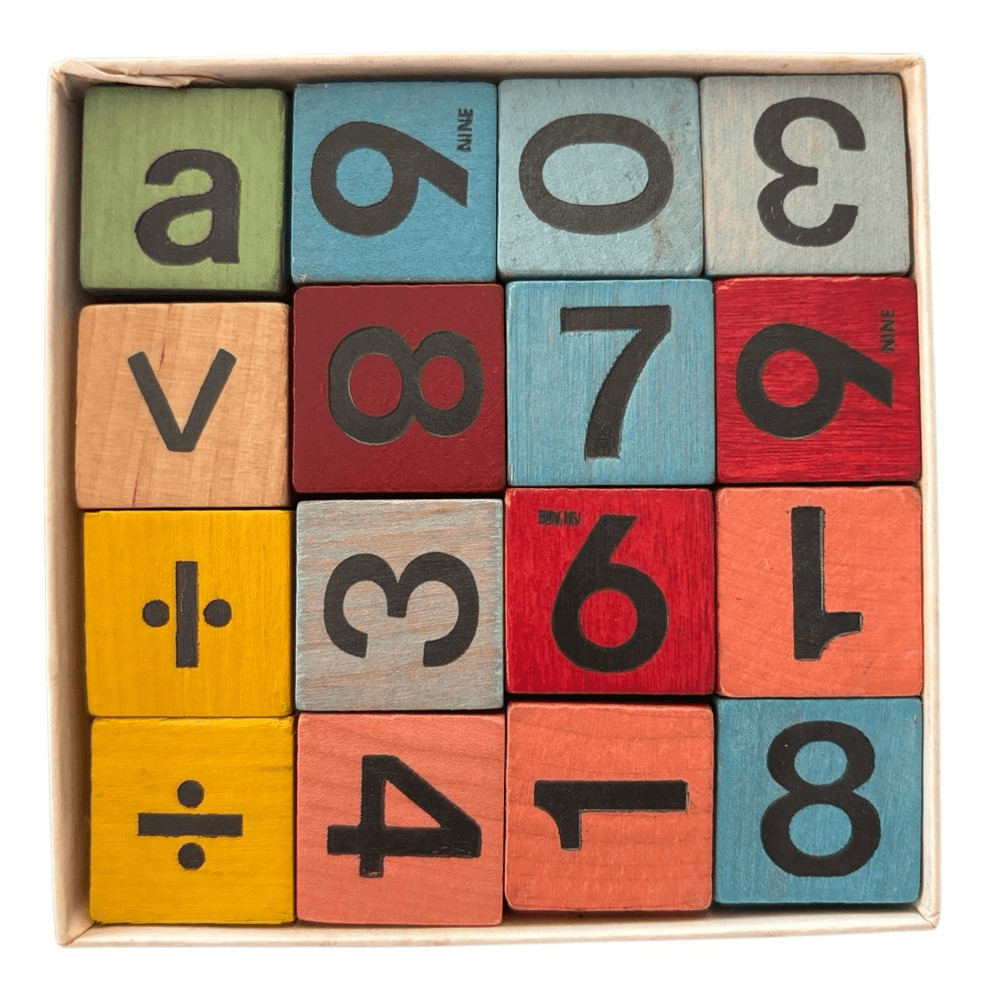 Vintage ArithmeCubes Math Aid Learning Game Scott Foresman Complete