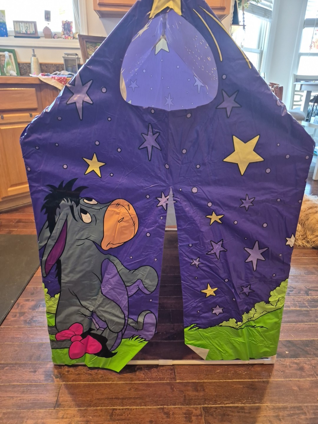 Vintage Disney Winnie The Pooh Playhouse Tent Glow In The Dark - Rare -