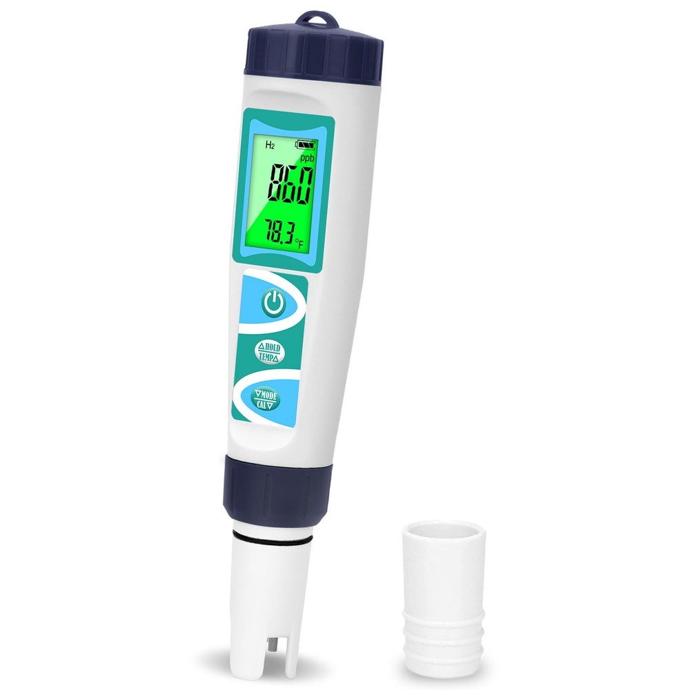 Hydrogen Water Tester pH Meter for Drinking Water Multi-Functional pH H2 ORP ...