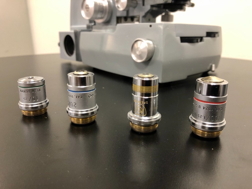 American Optical Trinocular Compound Microscope