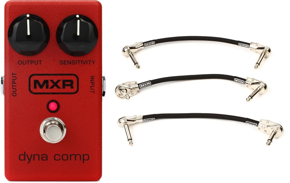 MXR M102 Dyna Comp Compressor Pedal + MXR 3PDCP06 Value Bundle