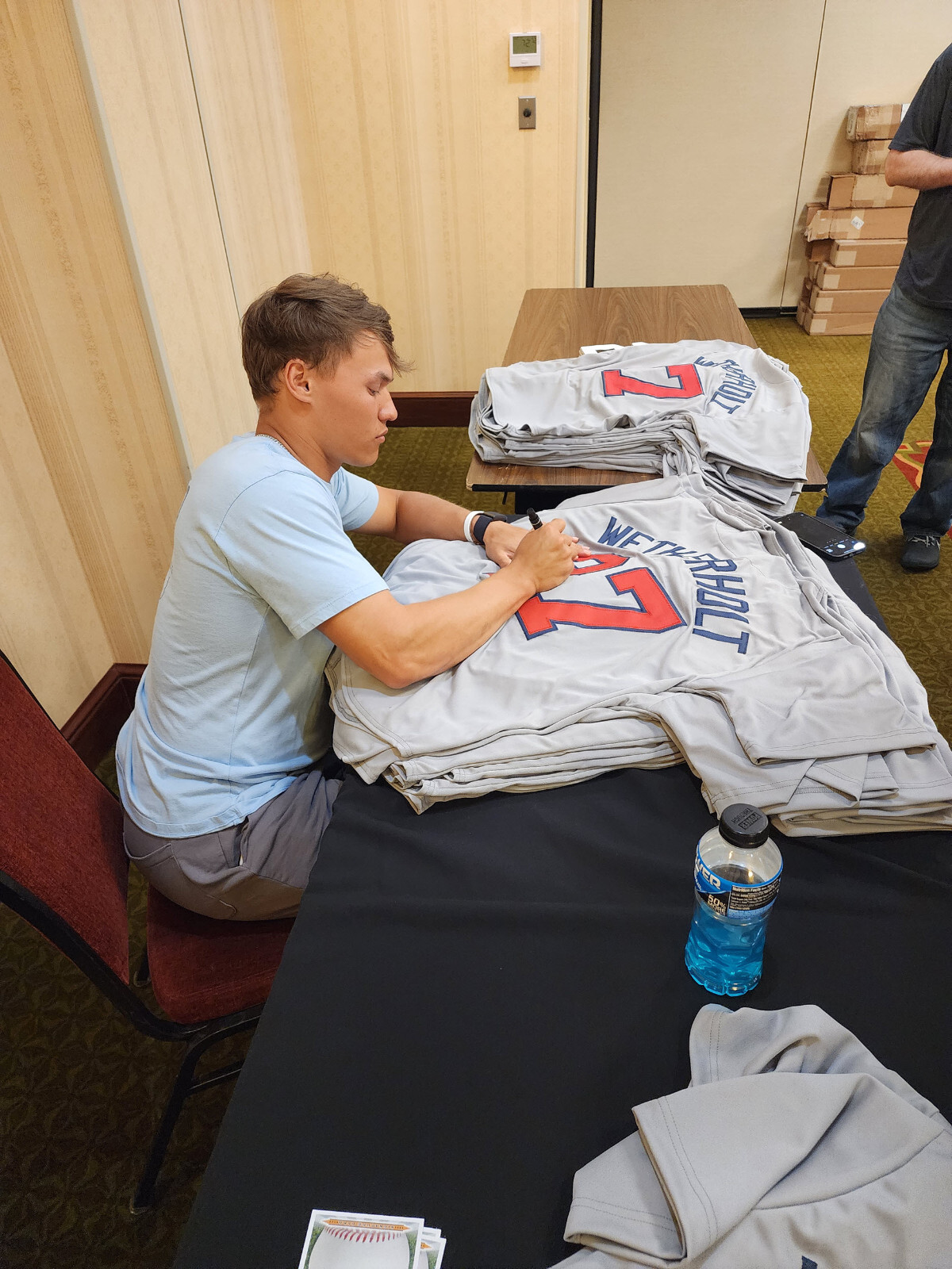 JJ Wetherholt Autographed OMLB Baseball Inscribed 2024 #7 Overall Beckett COA