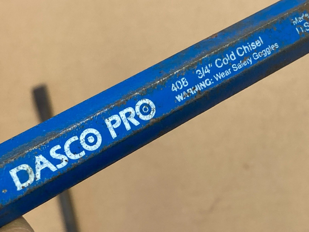 DASCO PRO 408 Cold Chisel 3/4 In. blade x 7 In. long
