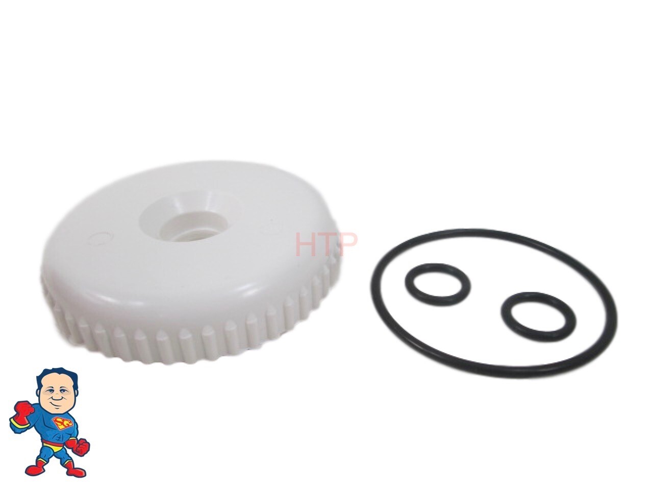 Cal Spa Diverter "BUTTRESS" Cap & O-Rings 3 1/2" Valve Hot Tub