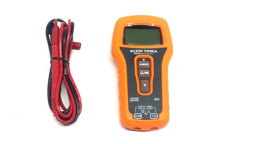 Klein Tools MM500 Auto Ranging Multimeter IP67 Dust and Waterproof Rugged NEW