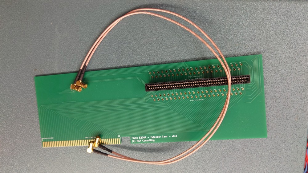 Fluke 5200A - extender card v0.2