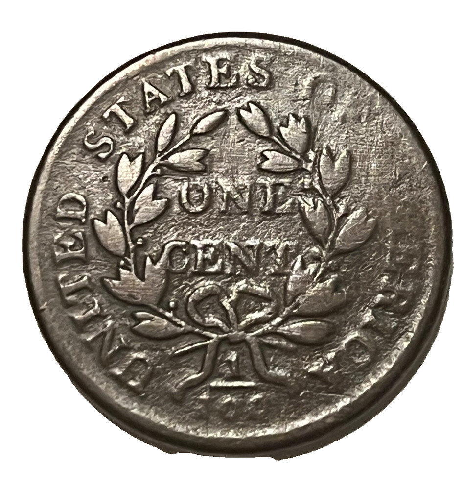 1802 draped bust cent , VG +