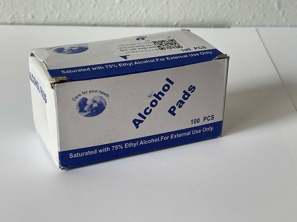Alcohol Prep Pads 75% 100 Total  99.9% Sterile