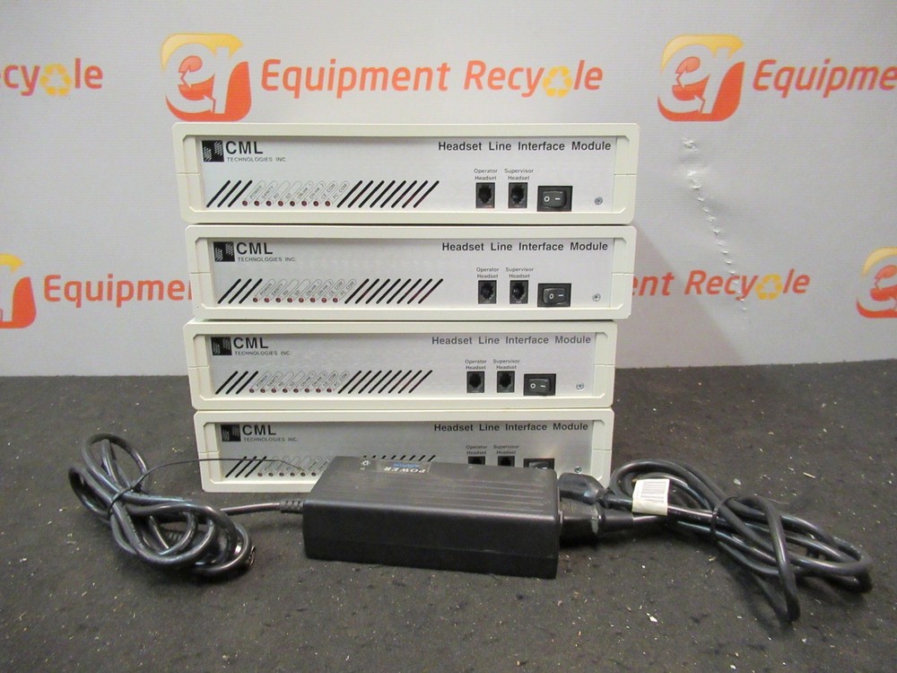 CML Technologies Headset Line Interface Module 911 Voice Data Communication Lot4