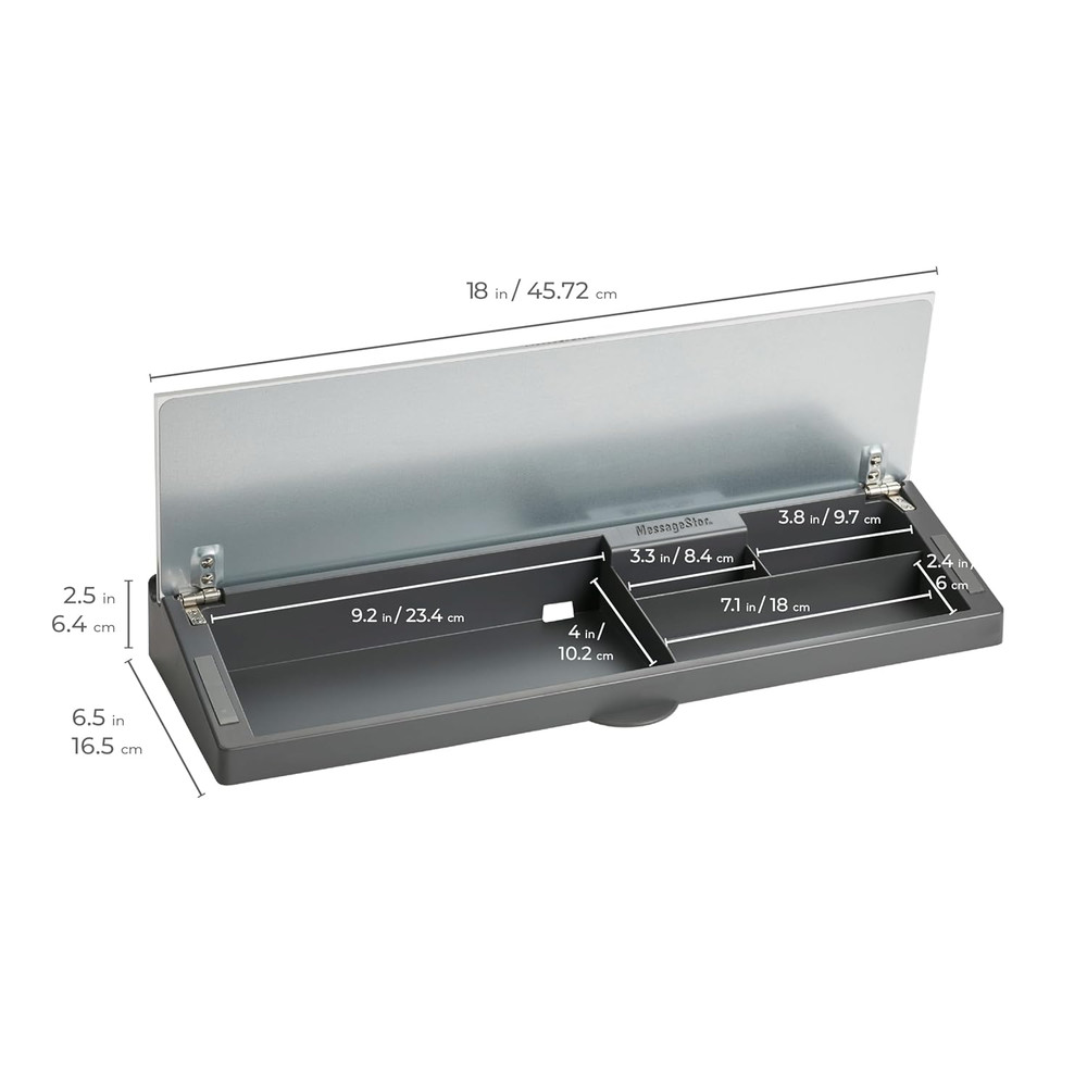 Messagestor Keyboard Write and Store, Desk Organizer, Waves