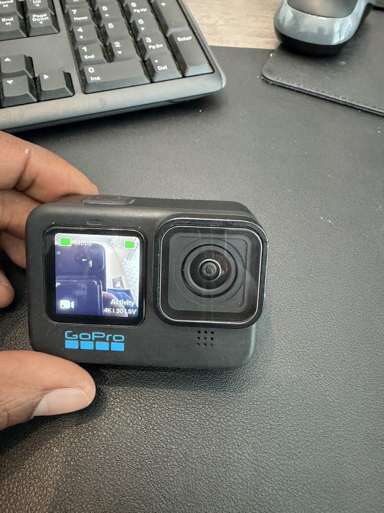 GoPro HERO10 Black Action Camera Bundle with Mounts, Case, Battery, USB-C Cable