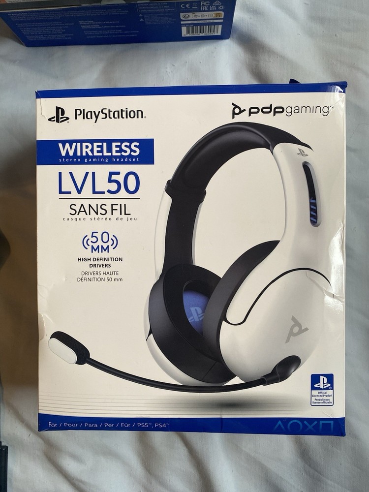 PDP LVL50 Wireless Stereo Headset with Noise Cancelling Microphone - White™