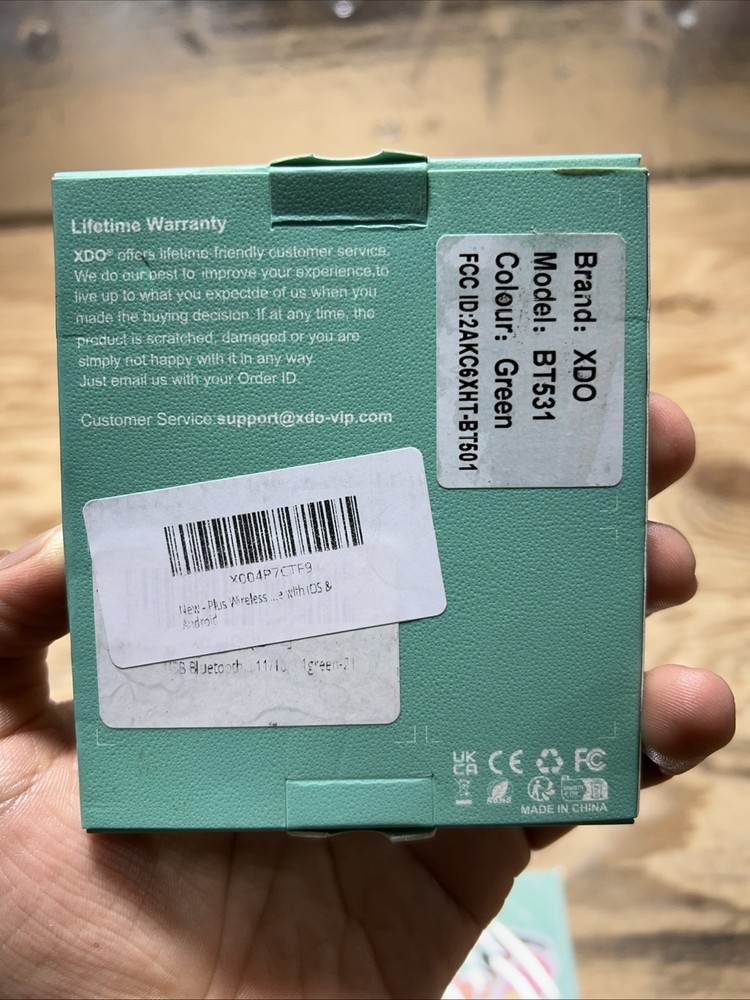 XDO 5.3 Bluetooth Adapter MODEL BT531 Green