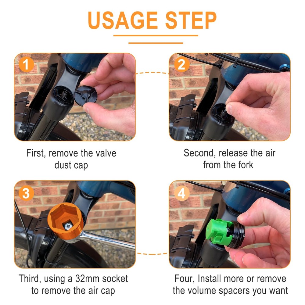 32mm Bike Fork Topcap Socket Tool Compatible for Fox Series of...