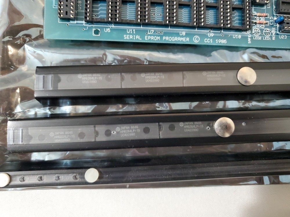 Vintage Circuit Cellar Serial EPROM Programmer 1986 Board Kit - UNTESTED AS IS