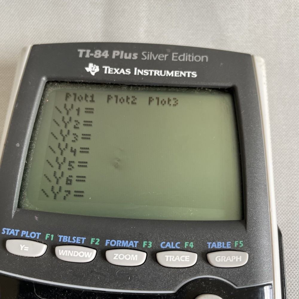Texas Instruments TI-84 Plus Silver Edition Graphing Calculator pre-owned