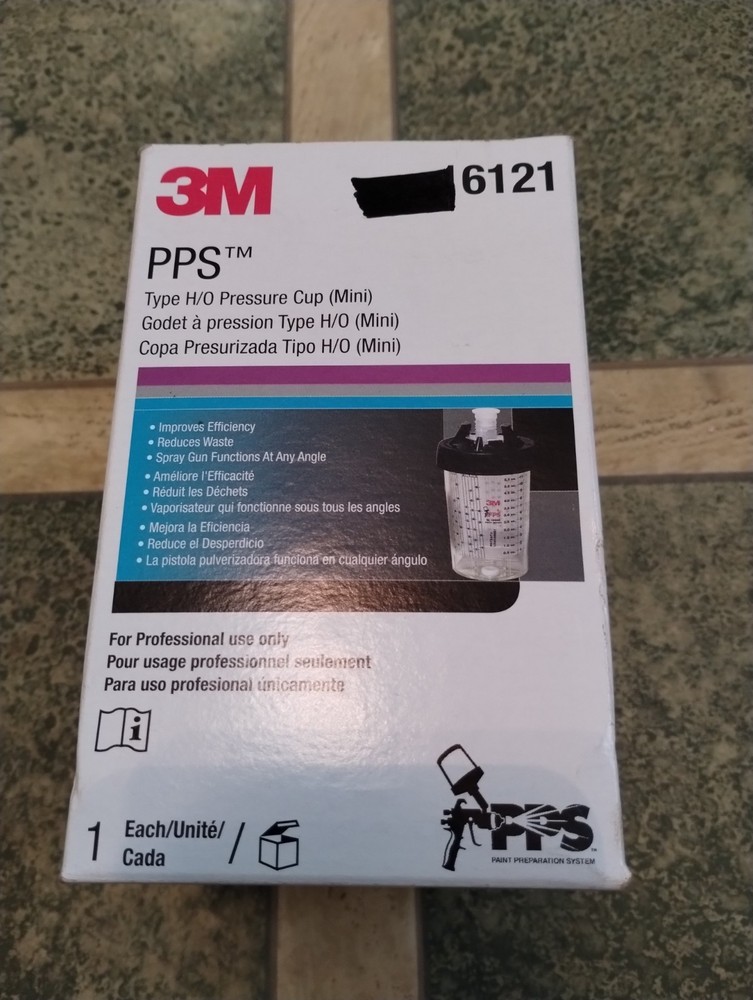 3M 16121 PPS Type H/O Mini Pressure Cup (6 oz)