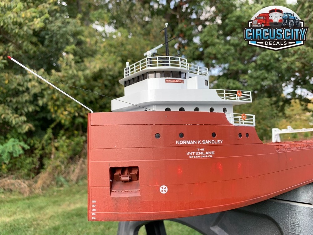 Great Lakes Ore Boat Stack & Parts HO 1:87 Scale
