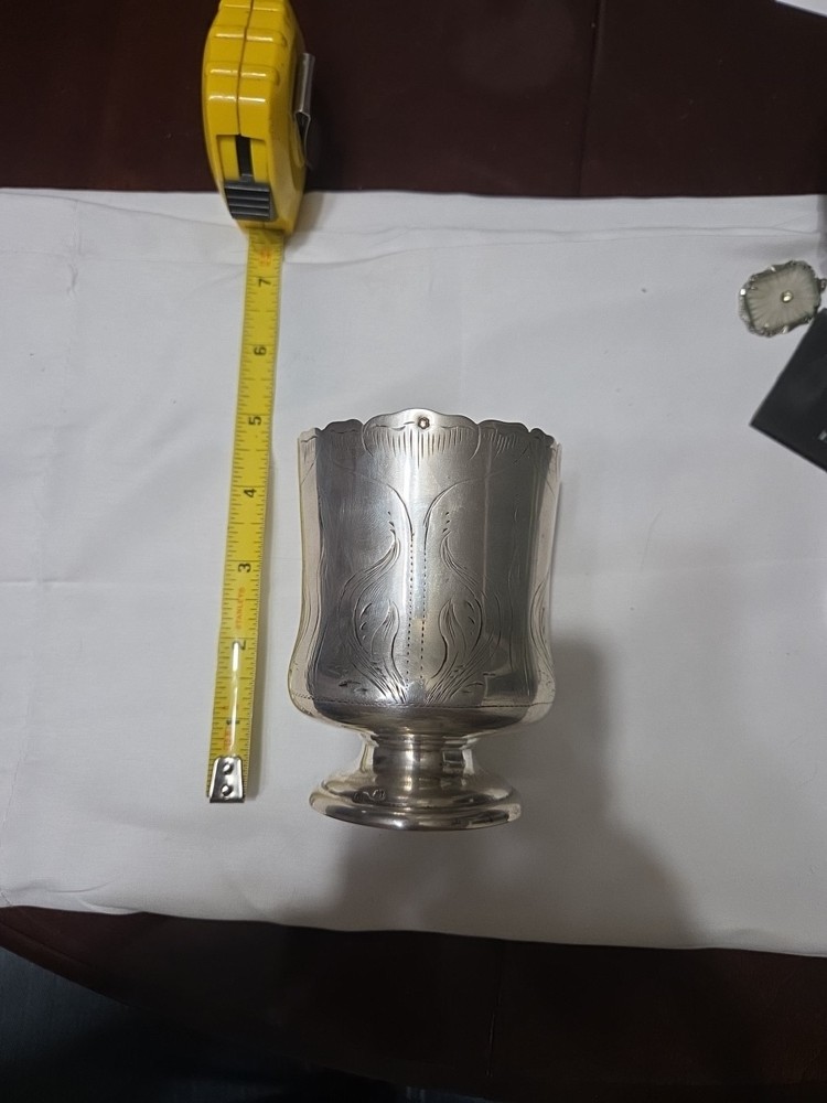Large 800 Silver Cup 128 Grams