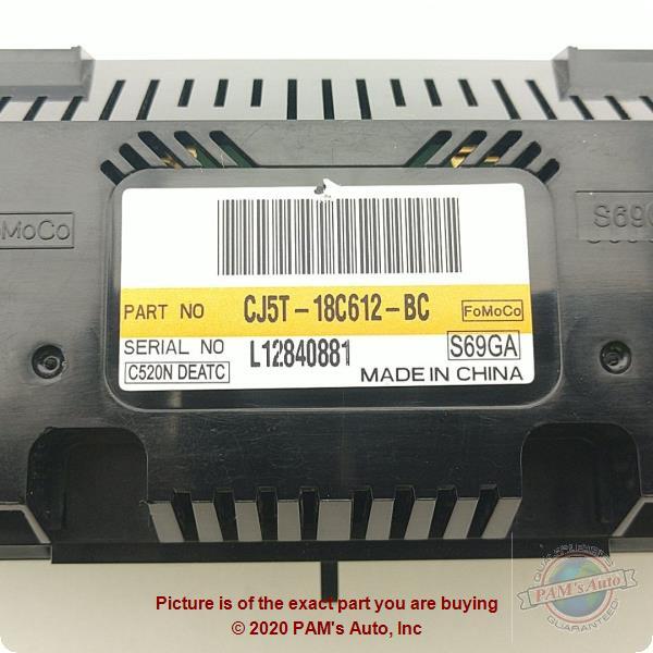 Used A/C Selector Switch fits: 2014 Ford Escape Front automatic temperature cont