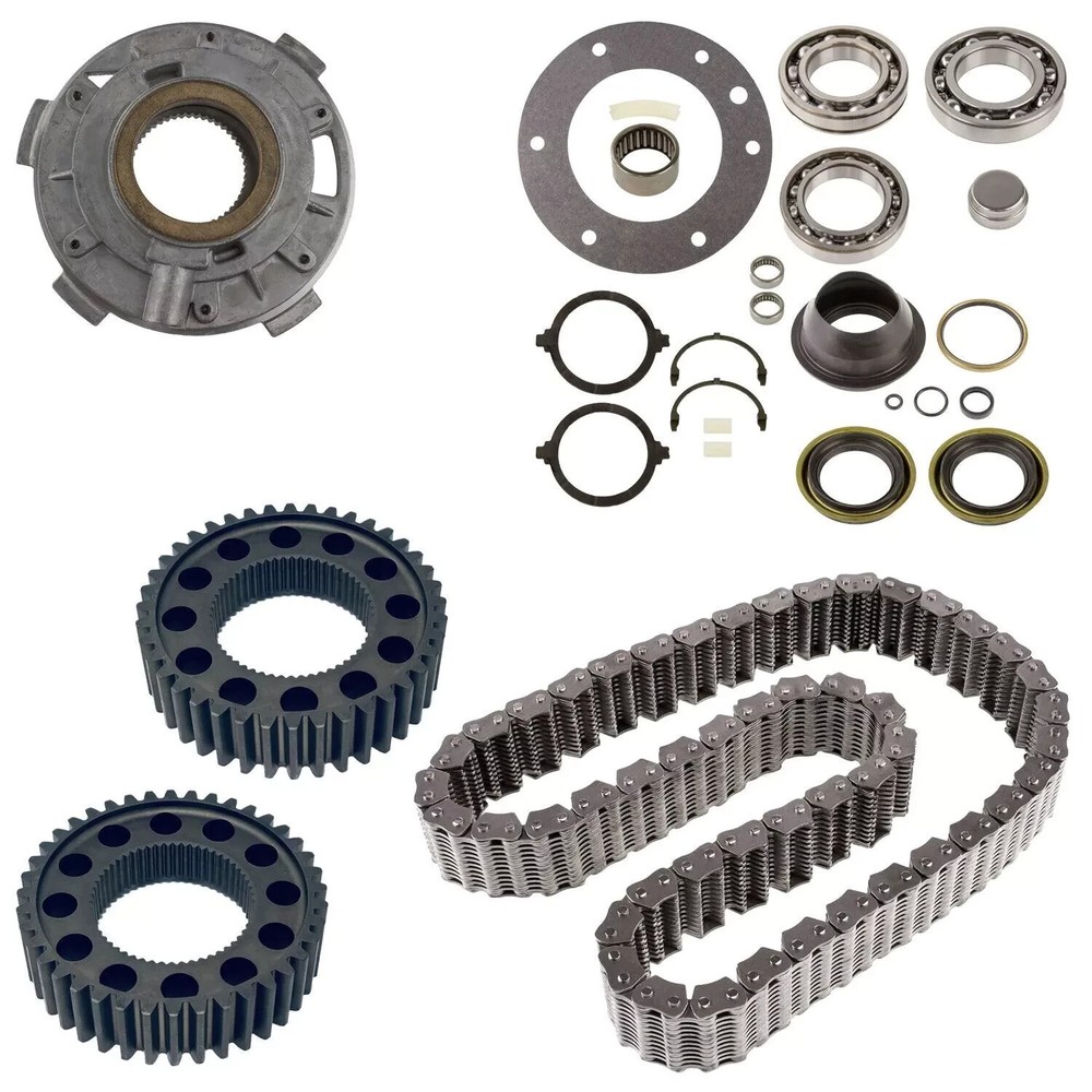 Complete Bearing Kit Dodge NP271D Transfer Case, plus Chain, Pump, & Sprockets