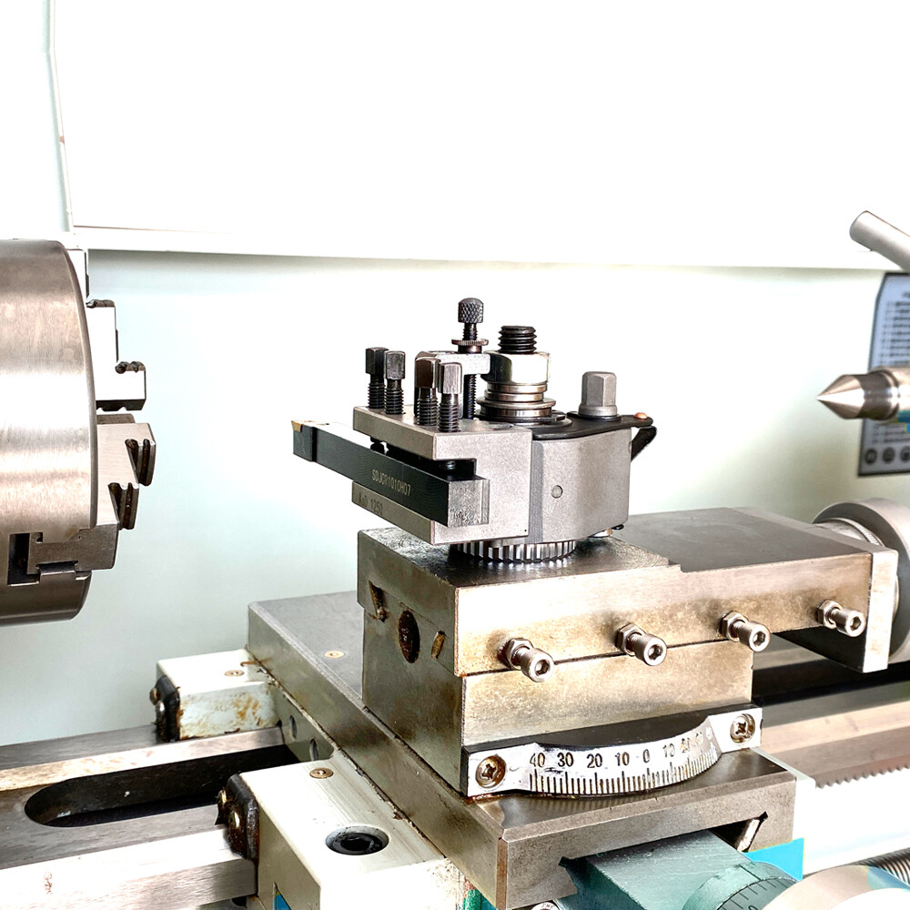 Multifix Tools 40 Position Mini Lathe Quick Change Tool Post Set with 4 Holders